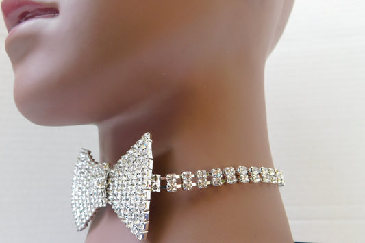 Rhinestone Bow-tie-Next Day Shipping