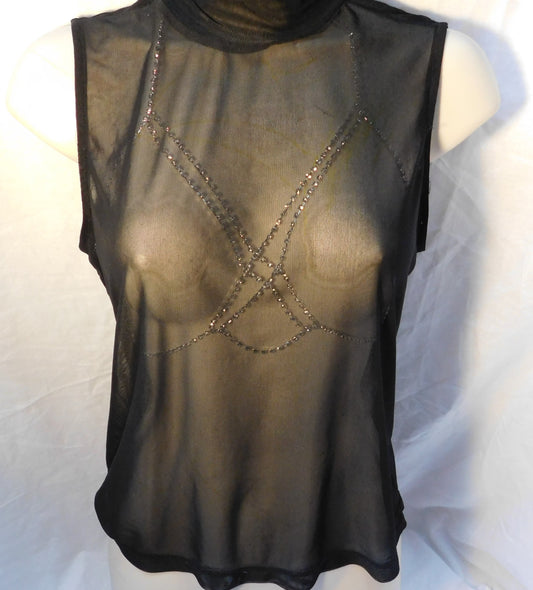 Rhinestone Body Chain-Rhinestone Bra-U.S.A Next Day Shipping