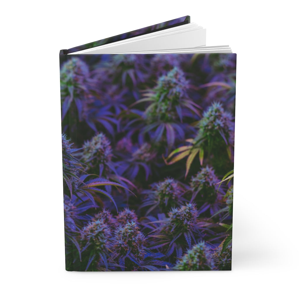 The Purple Cannabis Hardcover Journal