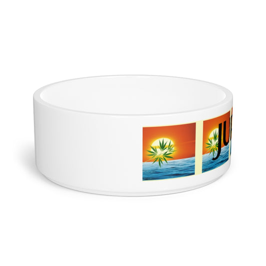 Customizable Cannabis Pet Bowl-Un'alba Con Cannabis Pet Bowl