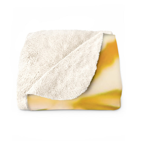 Sunrise Sunset Cannabis Sherpa Fleece Blanket