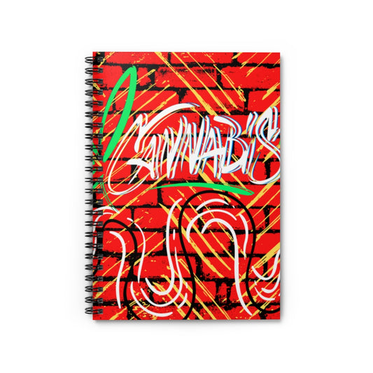 Cannabis Spiral Notebook - Ruled Line