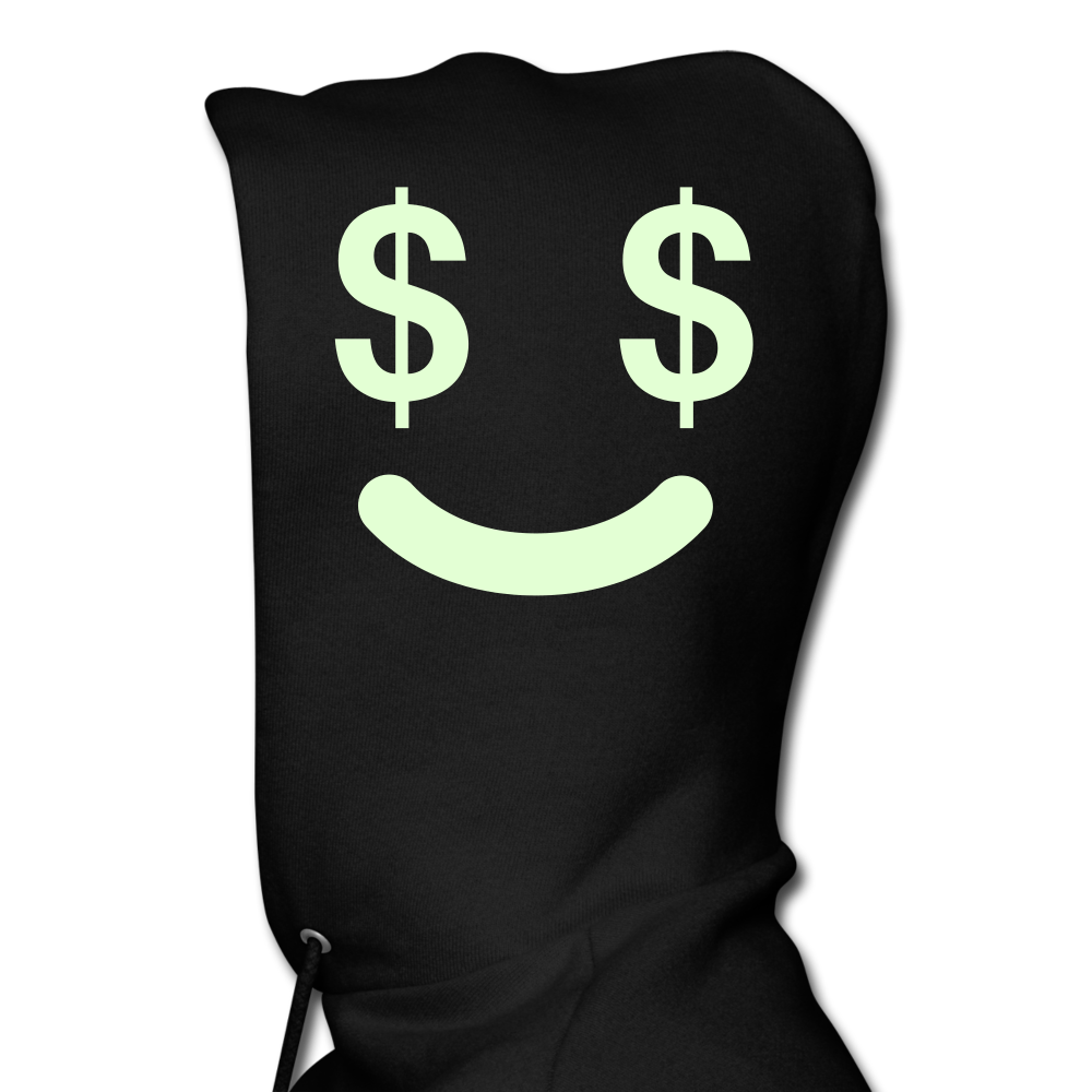 Stop Lacking And Start Stacking Money Men's Hoodie - black