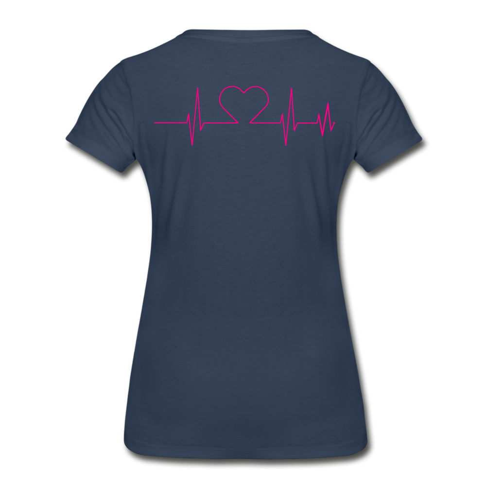 Distinct Individually Separate & Unique Women's Organic  T-Shirt - navy