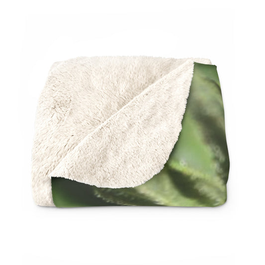Cannabis Buds Sherpa Fleece Blanket