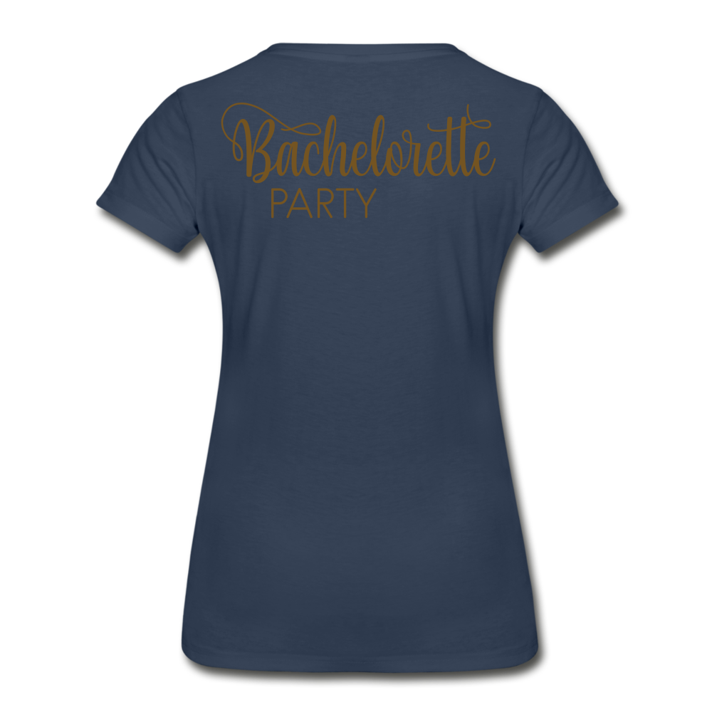 Bride Women’s Premium Organic T-Shirt - navy