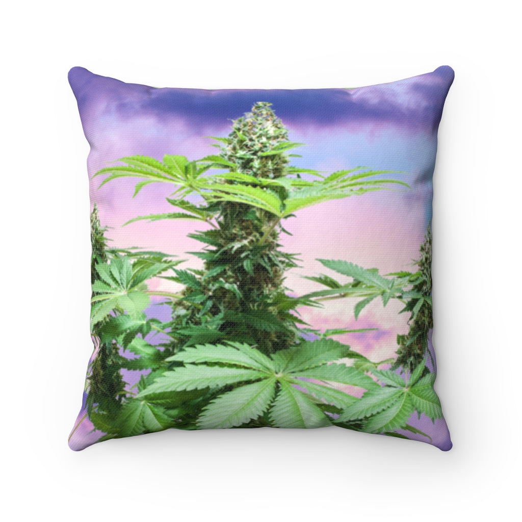 Sono Bella Cannabis Spun Polyester Square Pillow
