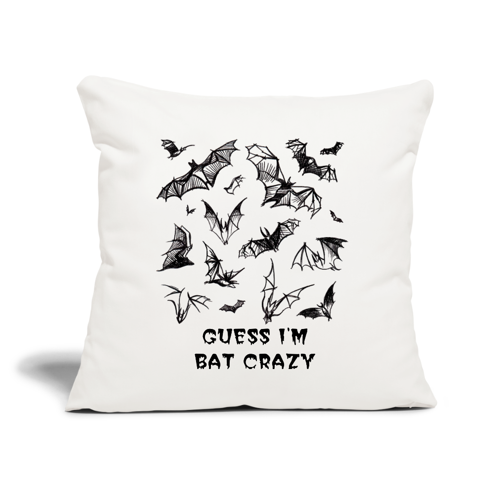 Throw Pillow Cover 18” x 18” - natural white