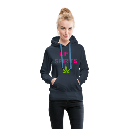 Lift Spirits Women’s Premium Hoodie - navy