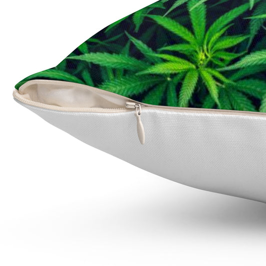 My Cannabis Spun Polyester Square Pillow