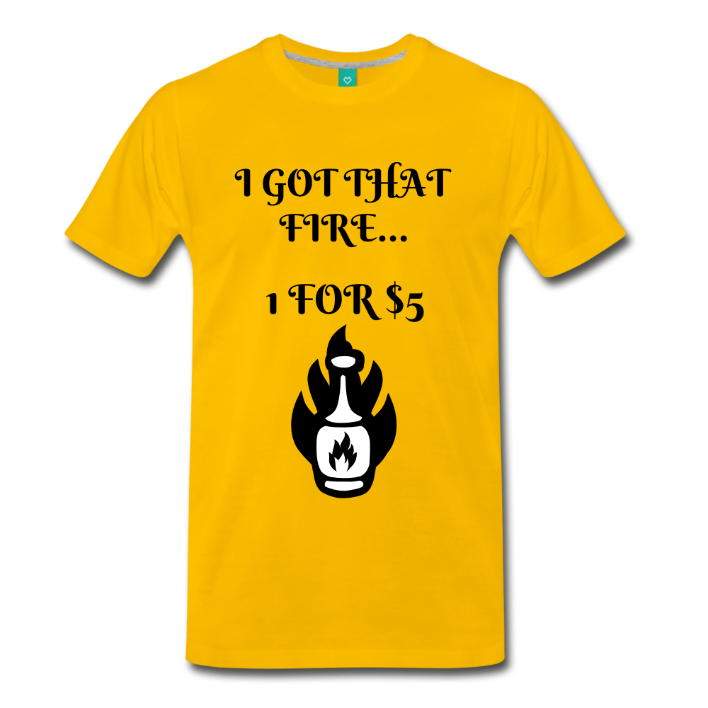 Men's Premium T-Shirt - sun yellow