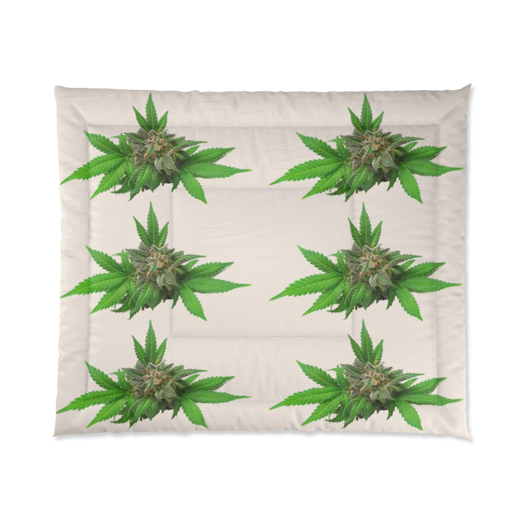 Semplicemente Cannabis Comforter- Off White