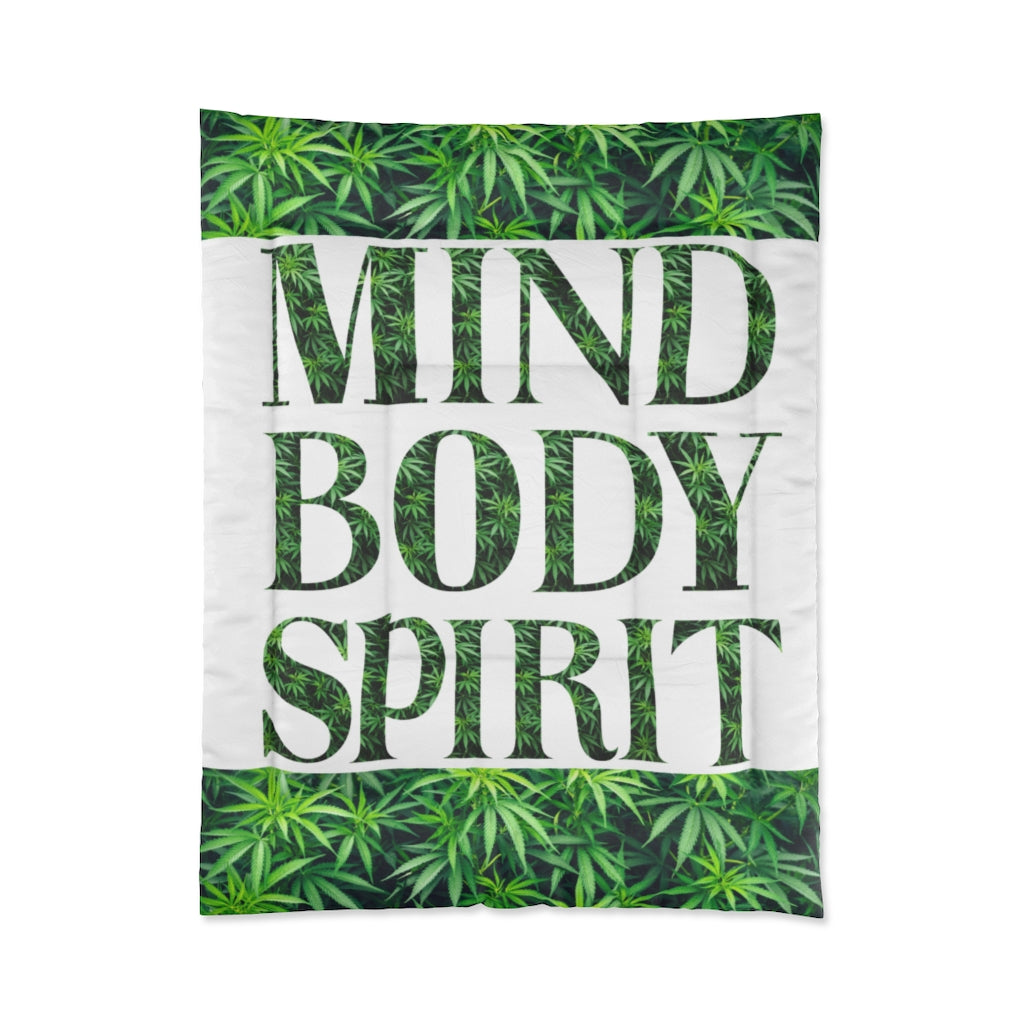 Mind Body Spirit Cannabis Comforter