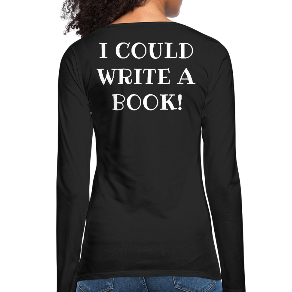 Women's Premium Long Sleeve T-Shirt - black