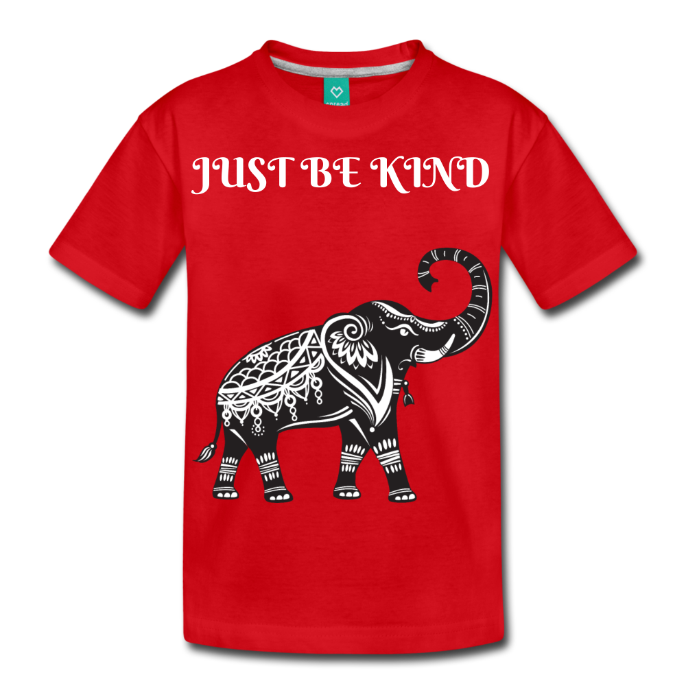 Just Be Kind Just Be Humble Kids' Premium T-Shirt - red