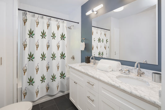 Pass That Cannabis Shower Curtains