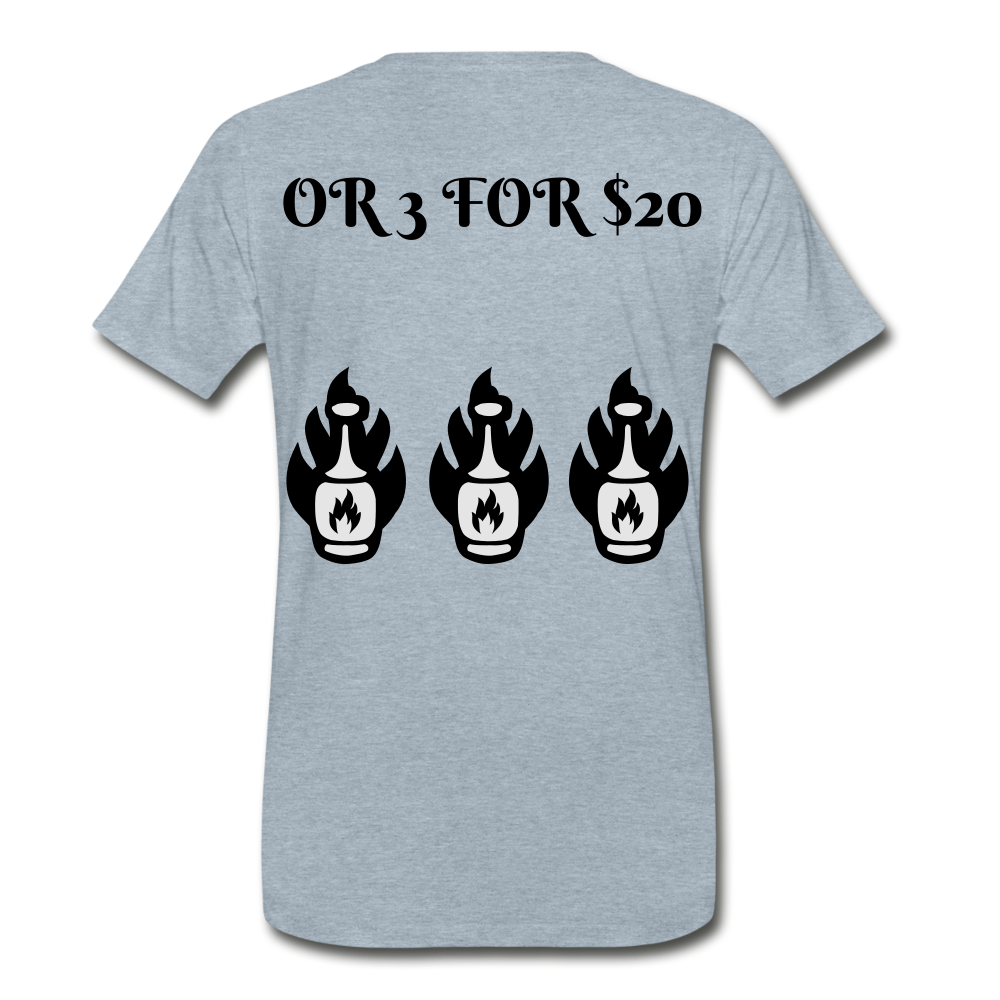 Men's Premium T-Shirt - heather ice blue