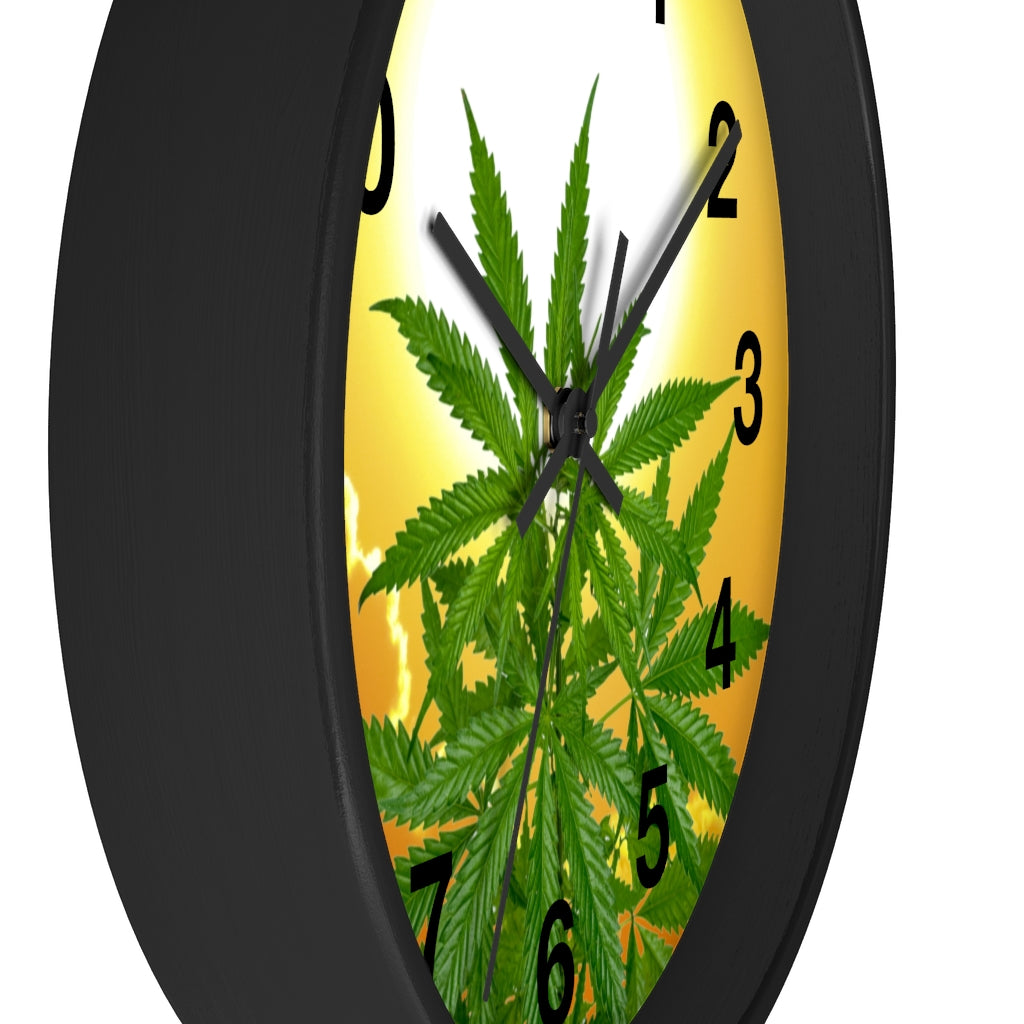 Bella Alba Cannabis Wall clock