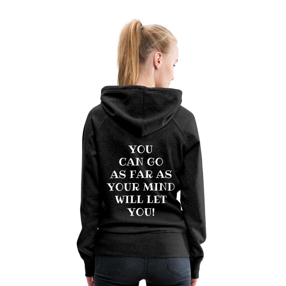 Living My Best Life Women’s Premium Hoodie - charcoal gray