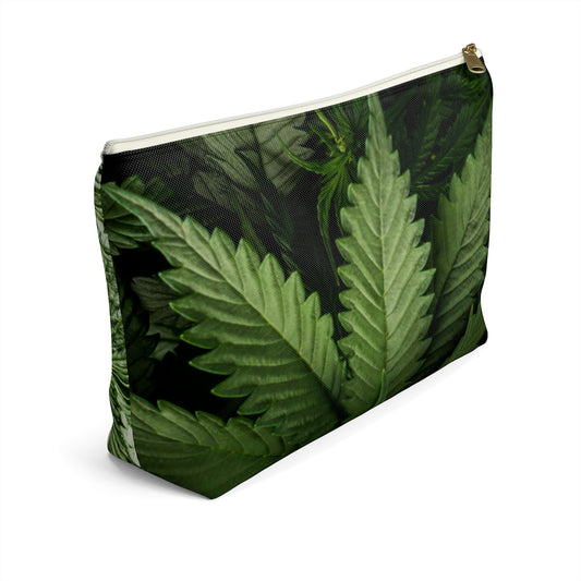 Bella Foglia Di Cannabis Accessory Pouch