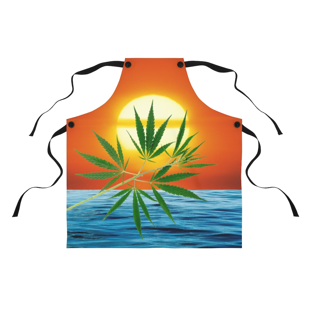 Un'alba Con La Cannabis Apron