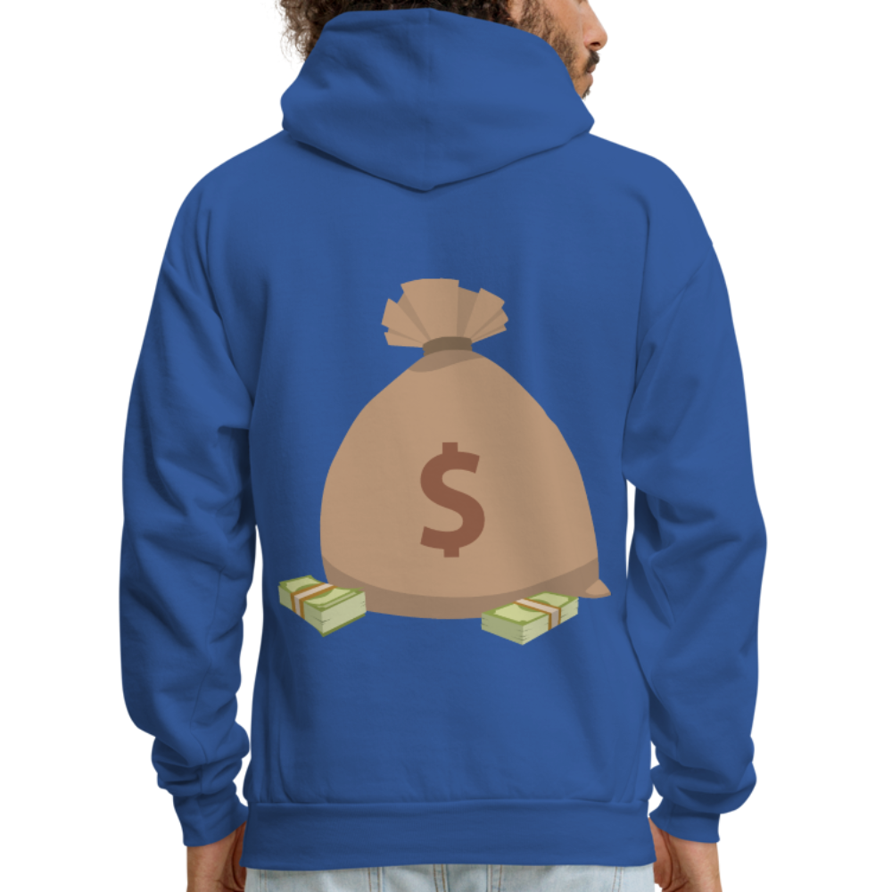 Stop Lacking And Start Stacking Money Men's Hoodie - royal blue