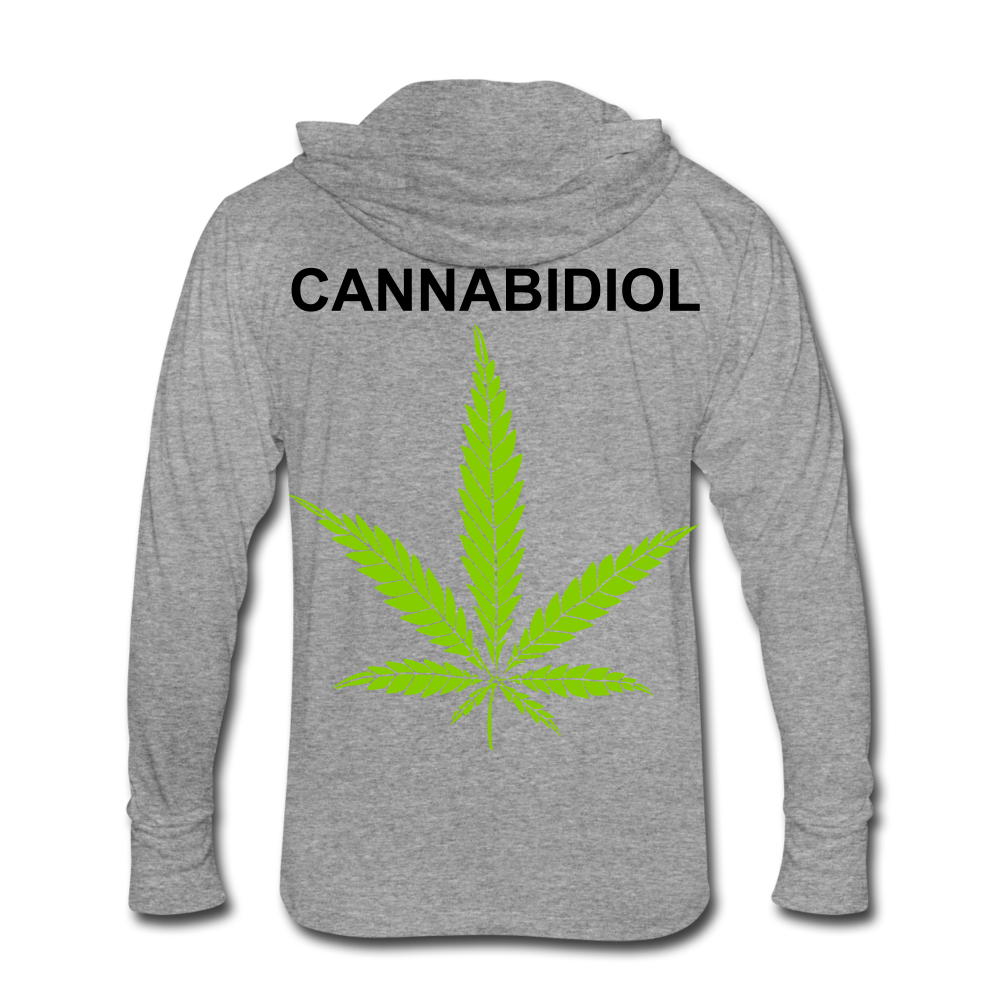 Unisex Tri-Blend Hoodie Shirt - heather gray
