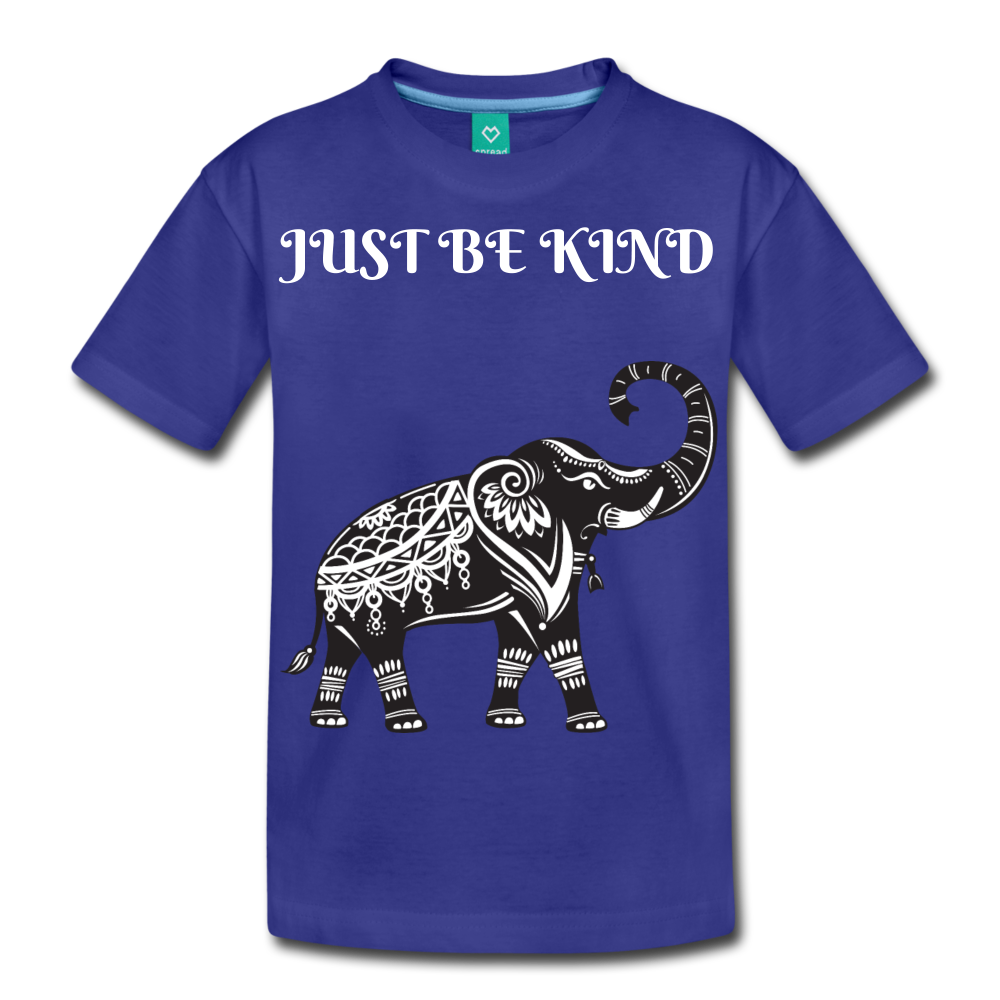 Just Be Kind Just Be Humble Kids' Premium T-Shirt - royal blue