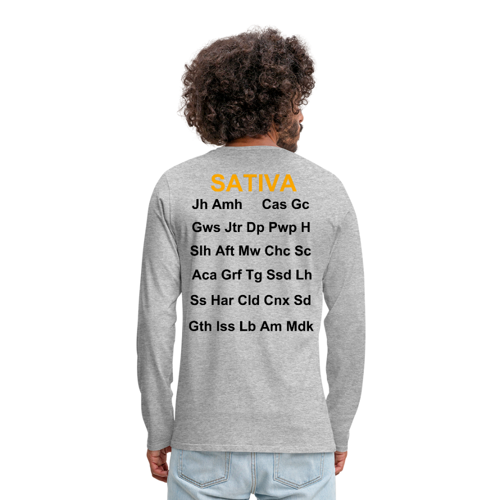 Get Active Men's Premium Long Sleeve T-Shirt - heather gray