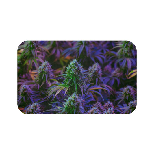 The Purple Cannabis Bath Mat