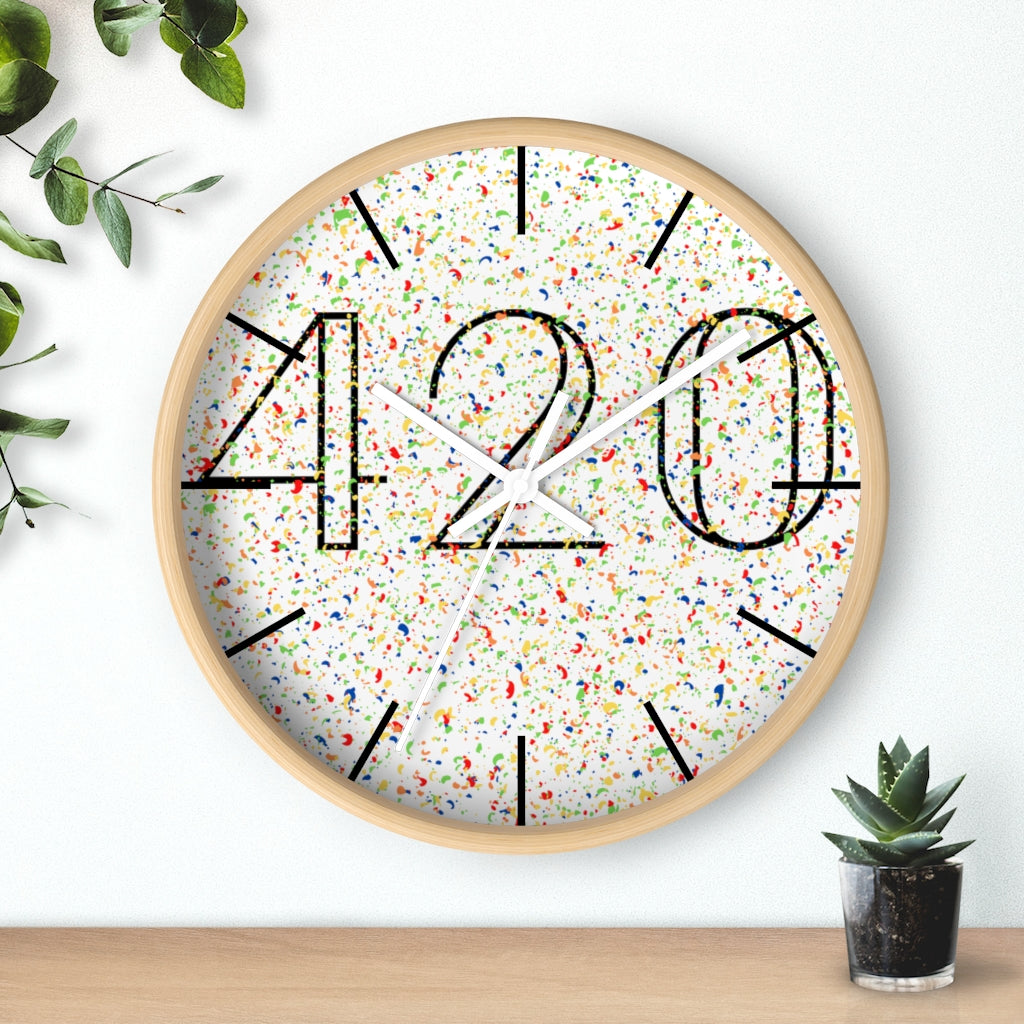 Quattro E Venti Cannabis Wall clock