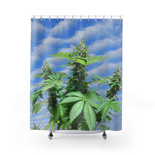 Sono Bella Cannabis Shower Curtain