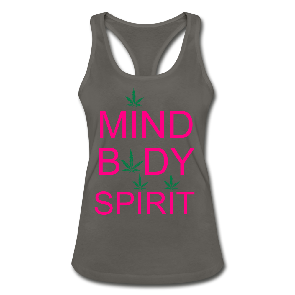 Women's Racerback Tank Top - charcoal