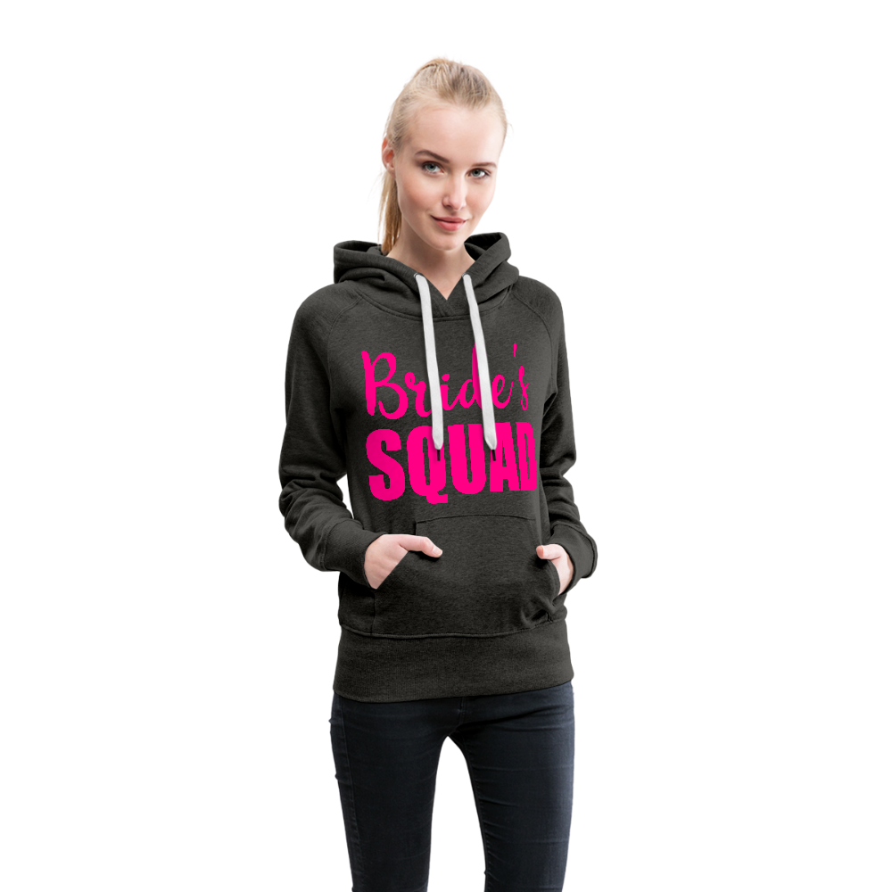 Bride Squad Women’s Premium Hoodie - charcoal gray
