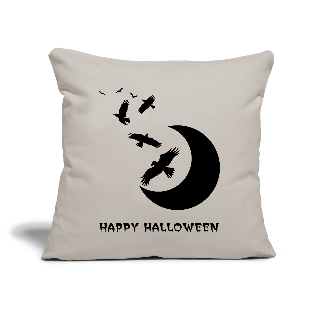 Throw Pillow Cover 18” x 18” - light grey