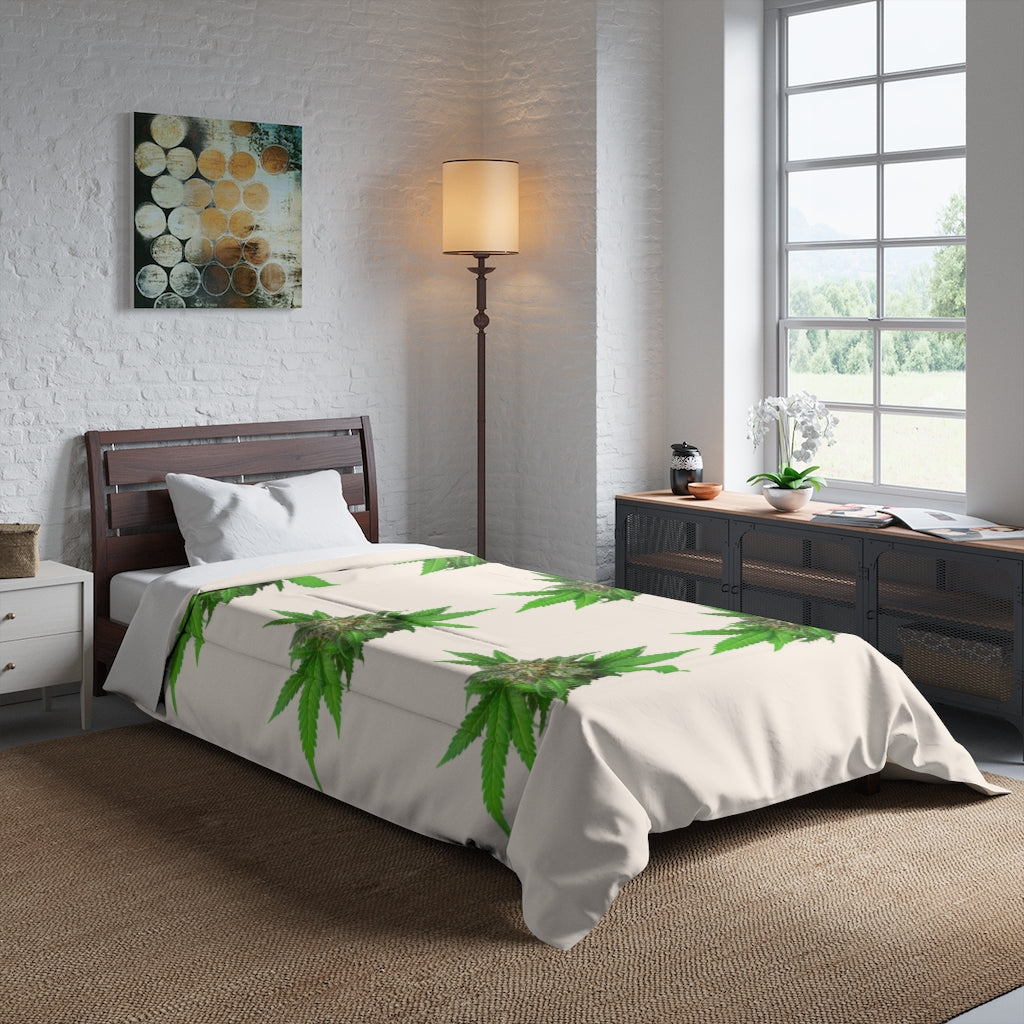 Semplicemente Cannabis Comforter- Off White