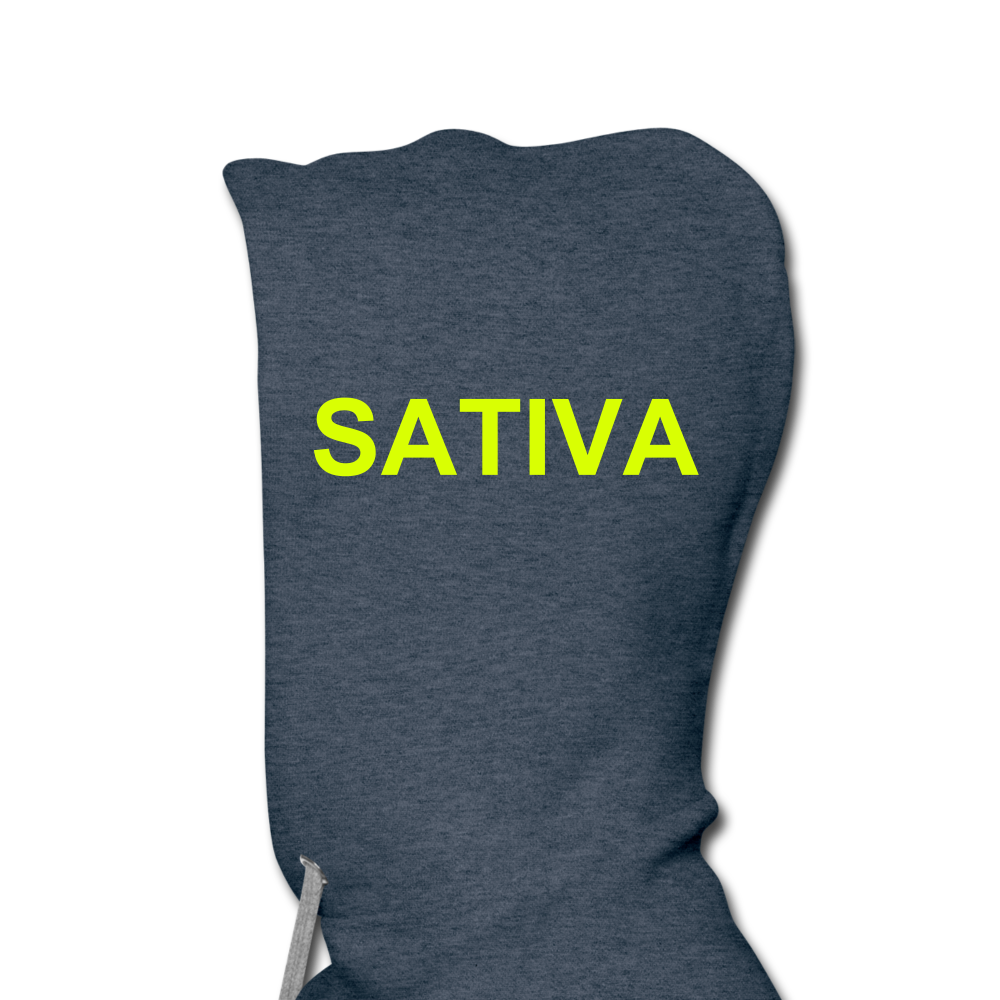 Motivate The Mind Men’s Premium Hoodie - heather denim