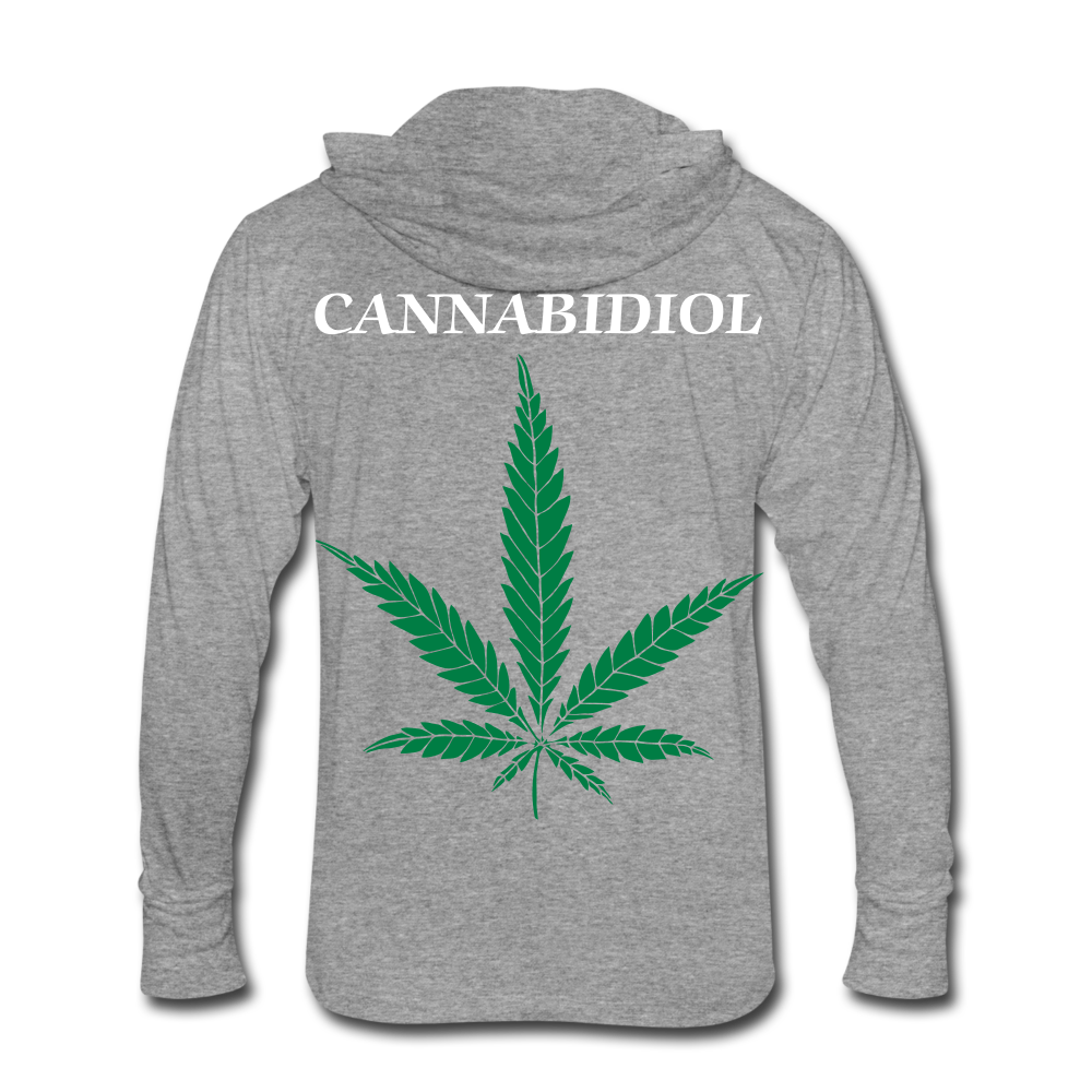 Unisex Tri-Blend Hoodie Shirt - heather gray