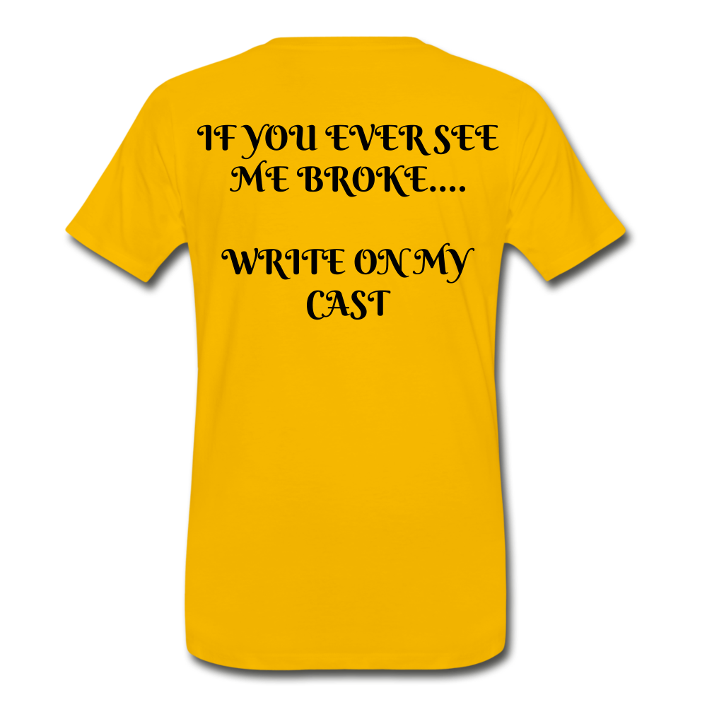 Men's Premium T-Shirt - sun yellow