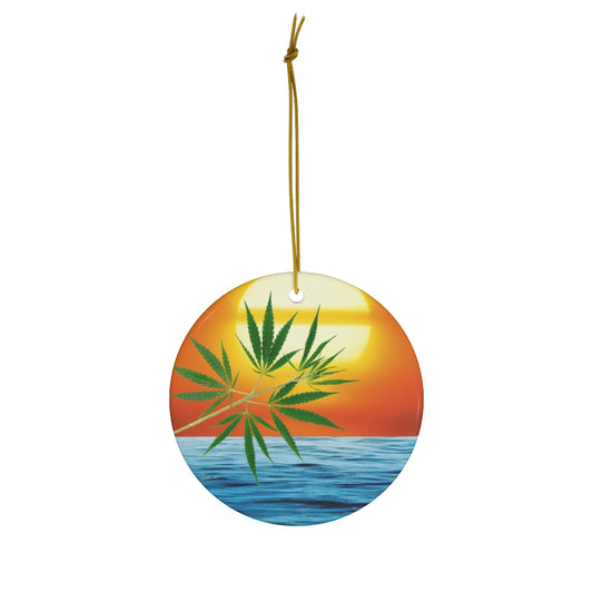 Round Ceramic Ornaments