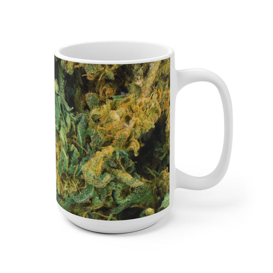 Cannabis White Ceramic Mug