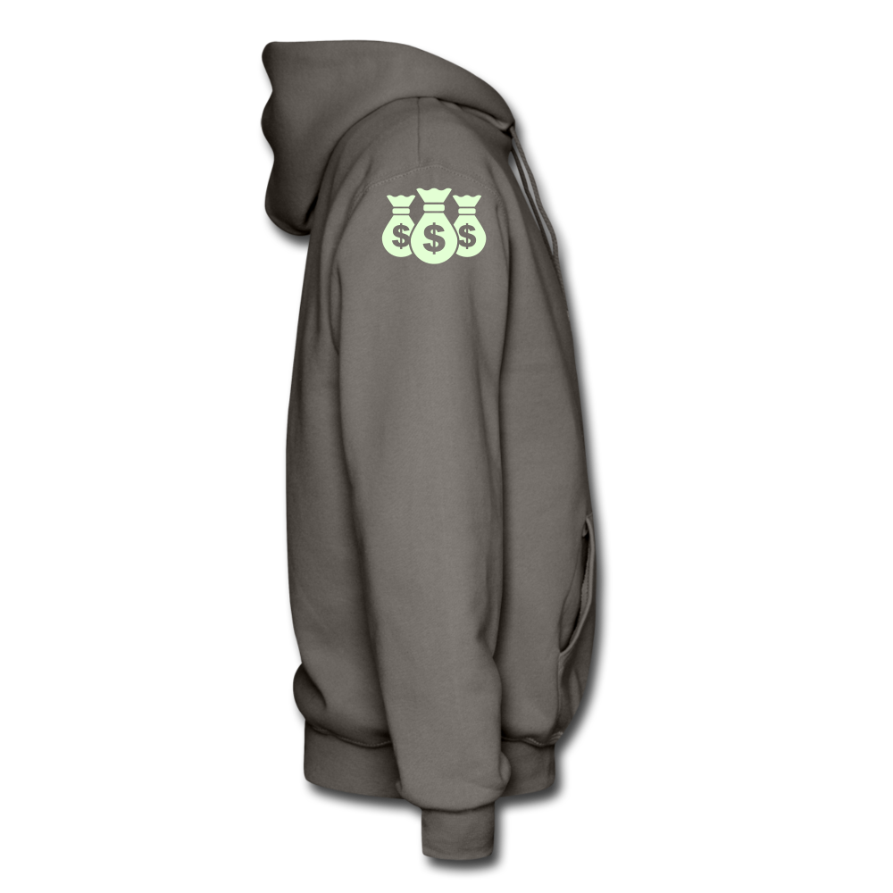 Stop Lacking And Start Stacking Money Men's Hoodie - asphalt gray