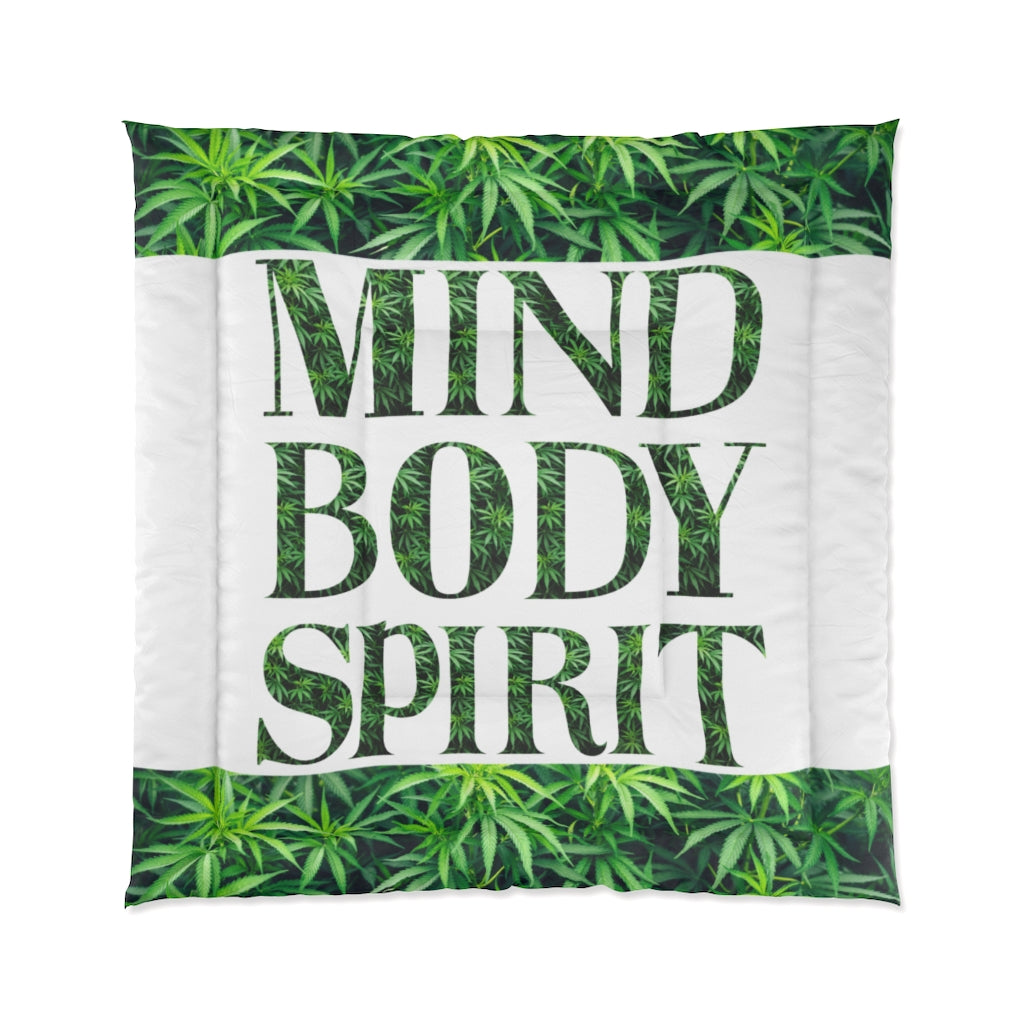 Mind Body Spirit Cannabis Comforter
