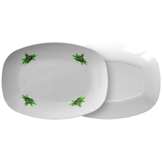 Semplicemente Cannabis Platter- White