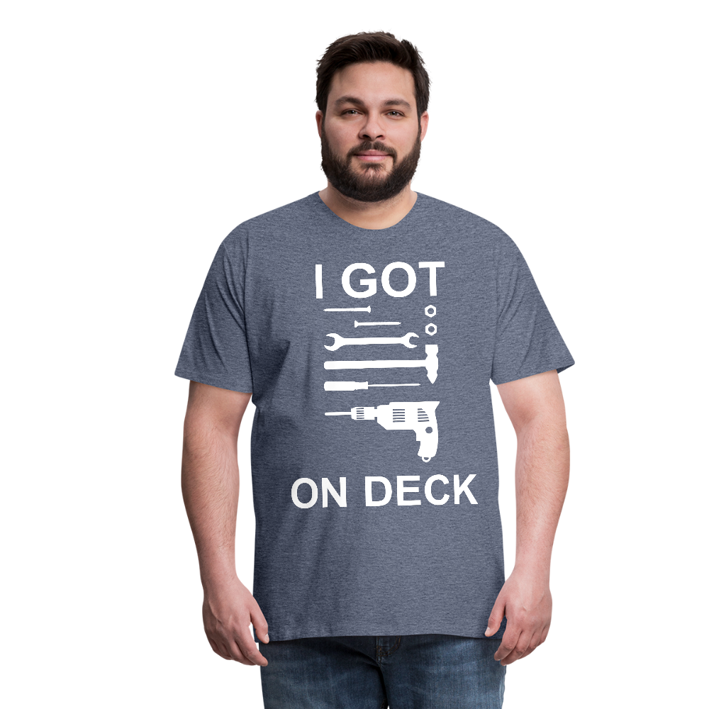 I Got Tools On Deck Men's Organic T-Shirt - heather blue