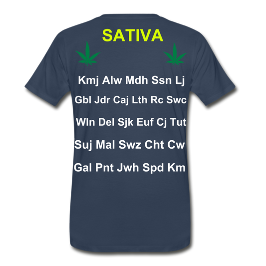 Motivate The Mind Men’s Premium Organic T-Shirt - navy