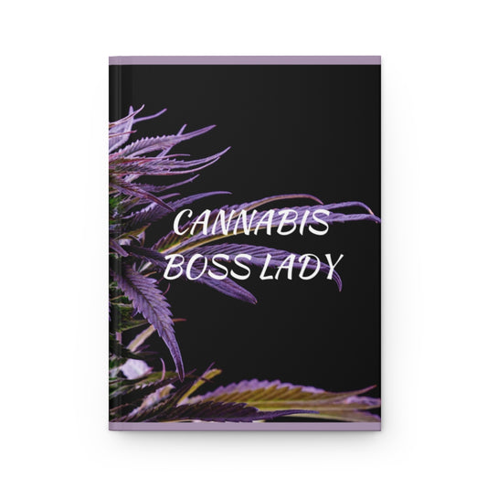 Cannabis Boss Lady Hardcover Journal