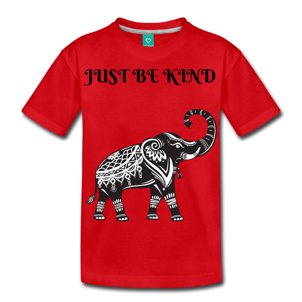 Just Be Kind Just Be Humble Kids' Premium T-Shirt - red