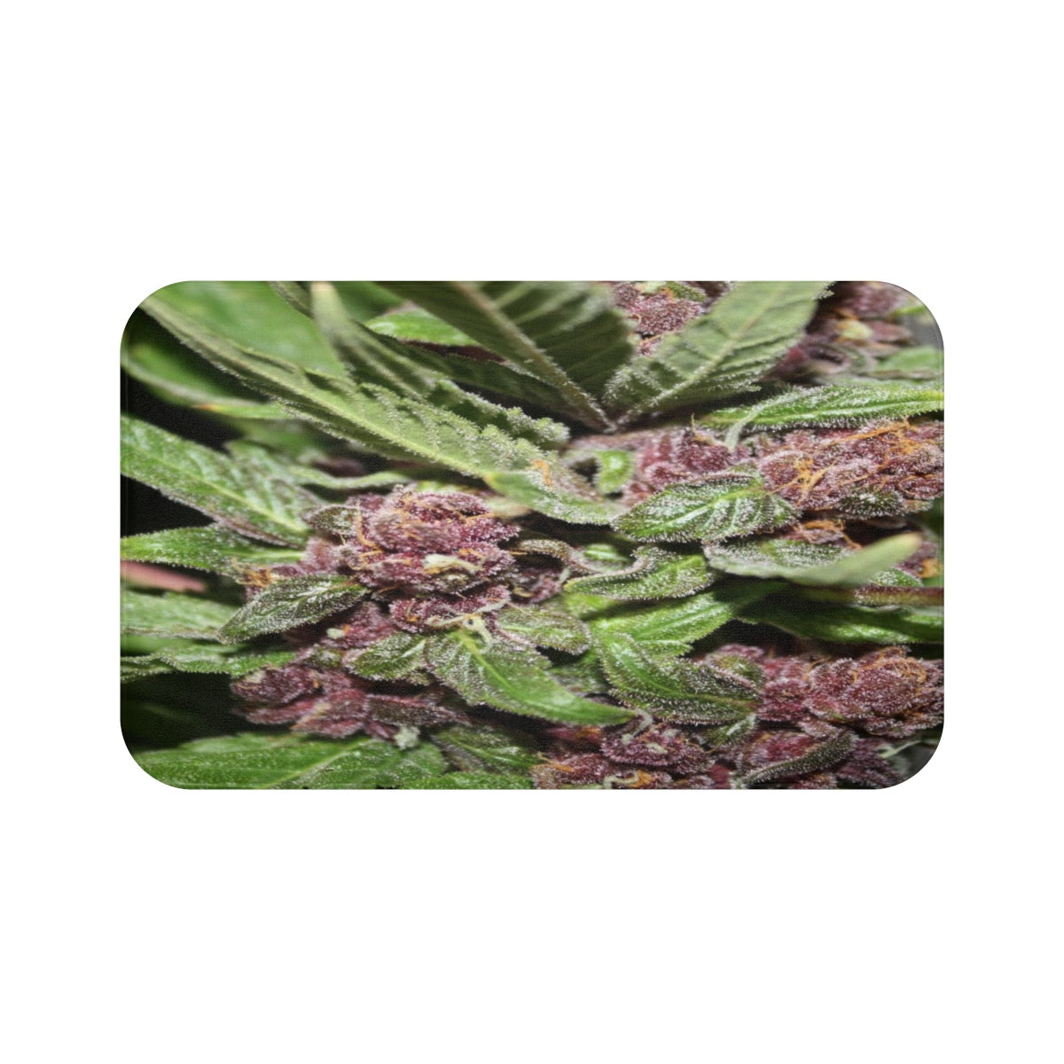 Cannabis Bud Custom Designed Shower Mat.  A Unique Cannabis Gift For Friends & Family. Cannabis Decor For Your Home.