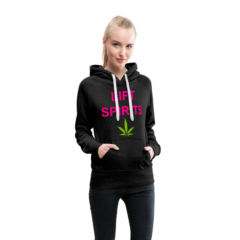 Lift Spirits Women’s Premium Hoodie - charcoal gray